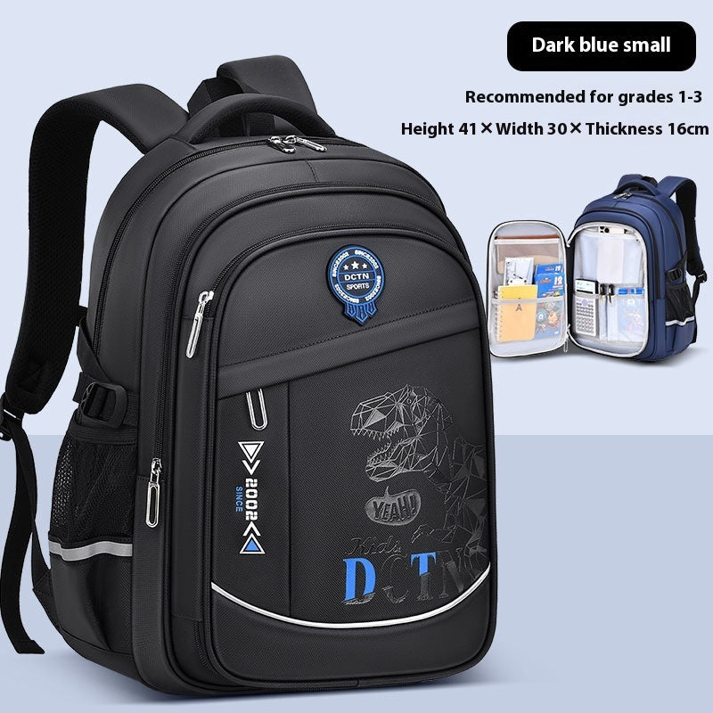 Kids Multi-compartment Ergonomic School Backpack – Large Capacity Burden-Reducing Schoolbag (Grades 1–9)