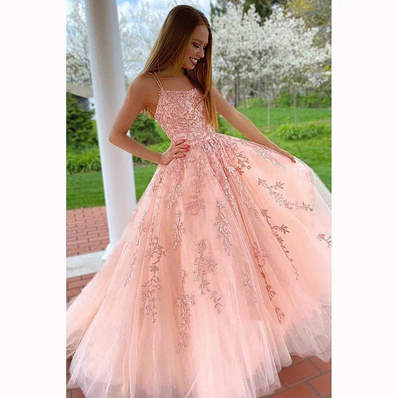 Women's Lace Backless Dinner Host Graduation Party Dress
