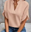 Summer Short-sleeved Chiffon Shirt New V-neck blouse Women's Casual Versatile Clothing Evening Tops for Women