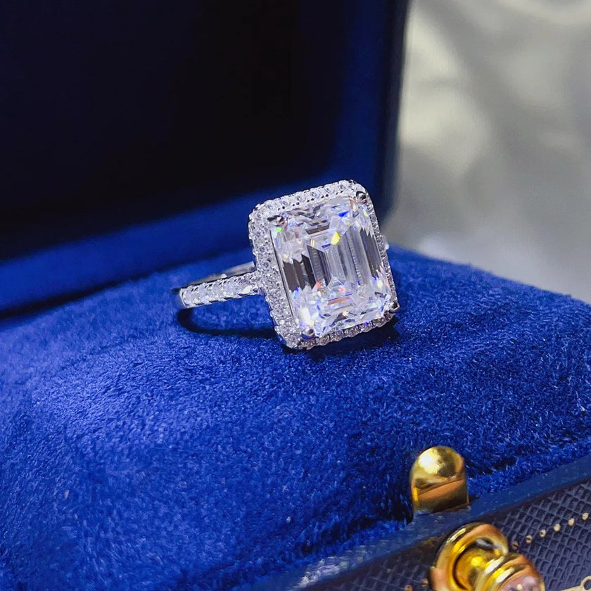 5 Carat Moissanite 925 Sterling Silver Ring