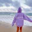 Women's Plush Letter Printed Kangaroo Pocket Hoodie | Cozy Pullover