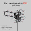 TA-851B 360Rotation UV Dual Frequency 45-860MHz 22-38dB Open Antenna Silver
