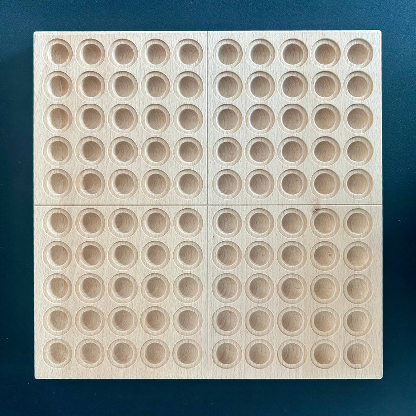 Tree Fort Toys - Wood Hundred Board Montessori 100 Frame - Made in Canada