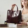 Genuine Leather High-End Womens Stylish And Versatile Handbag