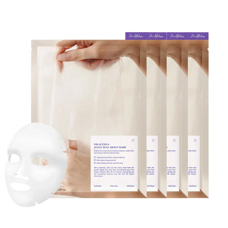 Dr.Althea Jelly Seal Dewy Mask 28g - 1 BOX 4 PCS