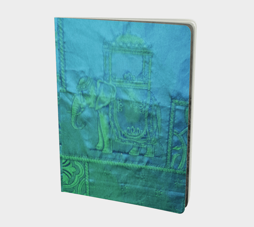 Large | Notebook | Etched in Turquoise Grey