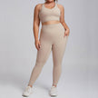 Plus Size Women Sports Workout Gym - Sleeveless Crop and Pant