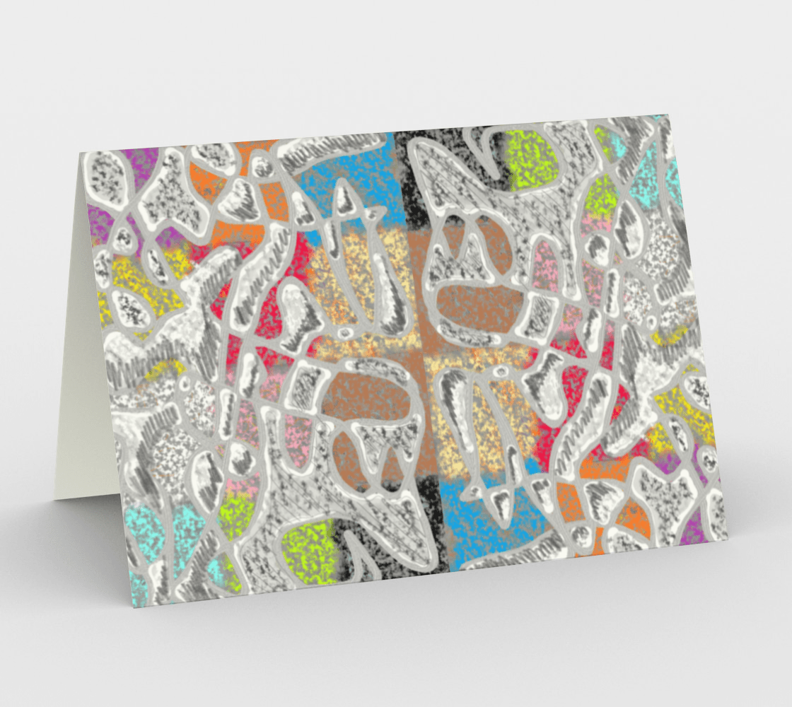 Set of 3 Blank Greeting Cards | 5 x 7 | All Chalked Up