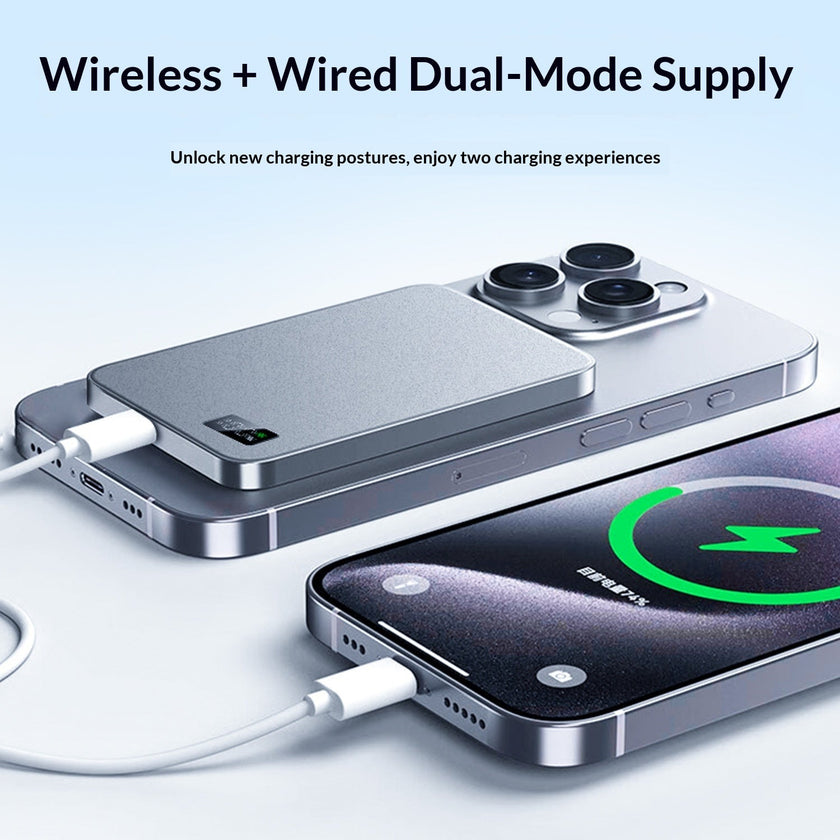3-in-1 MagSafe Magnetic Wireless Power Bank for Smartwatches – 5000mAh & 10000mAh