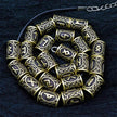 Set Of Viking Rune Bead Bracelets Gothic Bracelets
