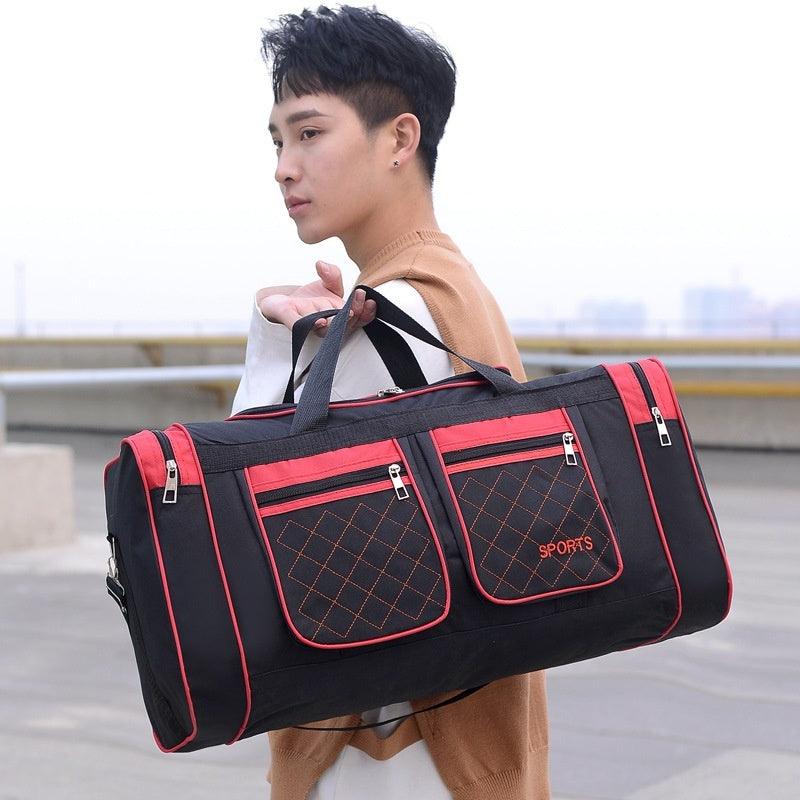 Waterproof Sports Duffel Bag Large Travel Gym Bag for Business trips with Multiple Pockets