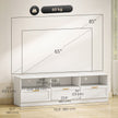 Dallas Modern TV Stand with Storage Drawers for TVs up to 85