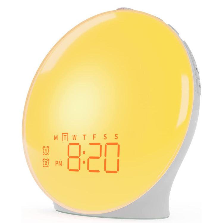 Sunrise Alarm Clock with Wake-Up Light Simulation