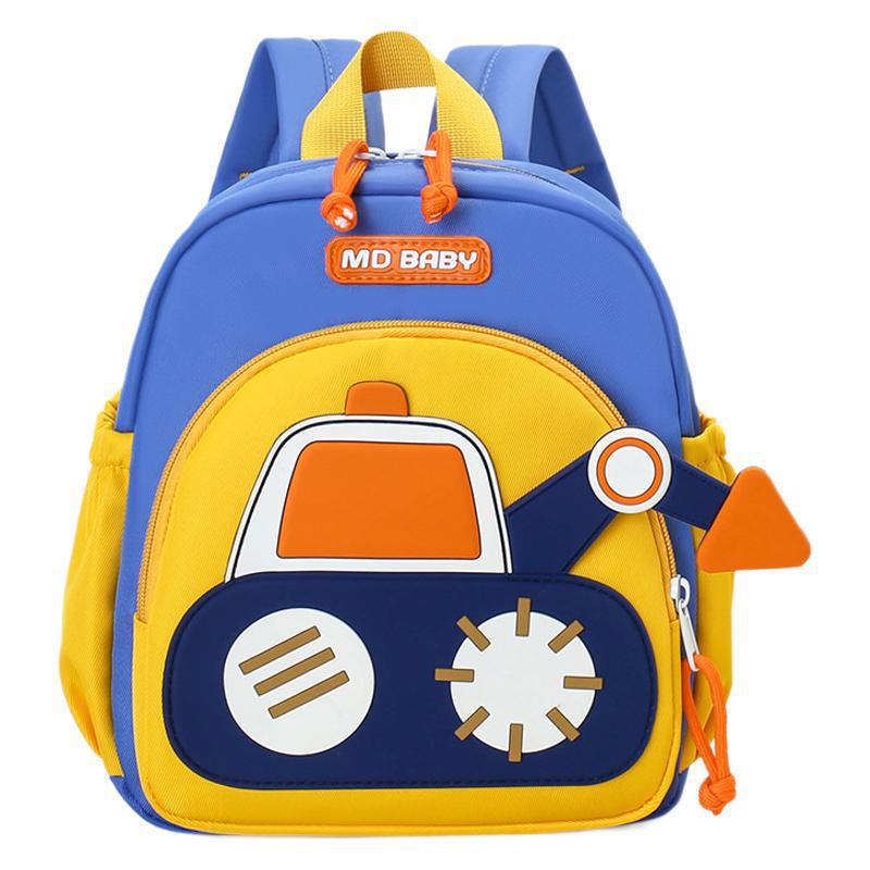 Kids Excavator Backpack – Cute Cartoon School Bag for Boys & Girls (4 Colours)