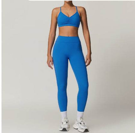 2pcs Yoga Outfit set Sport Fitness Workout Gym wear for women