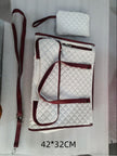 Fashionable Lunch Tote Bag Women's Thermal Insulation Lunch Box Leak-proof Crossbody Computer Storage Bag Quilted Large Capacity Handbag With Purse