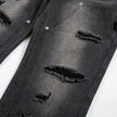 Punk Beggar Ripped Denim Straight-leg Trousers Men Jeans