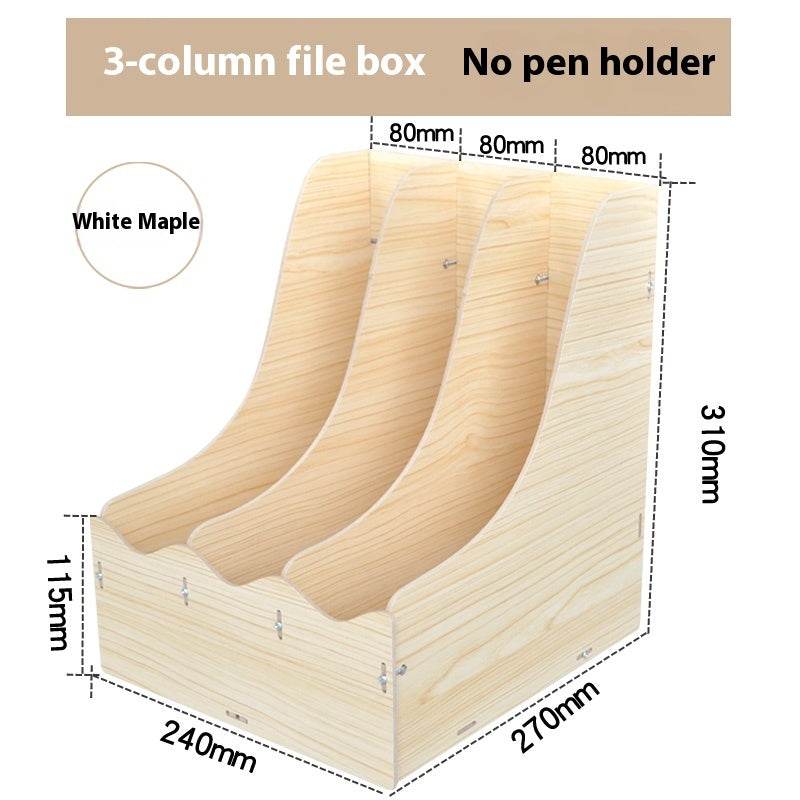 Minimalist Wooden Desk Organizer Office Table Organizer