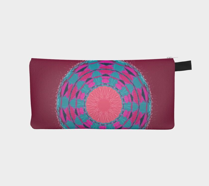 Zippered Cotton Canvas Pencil case | Kaleidoscope