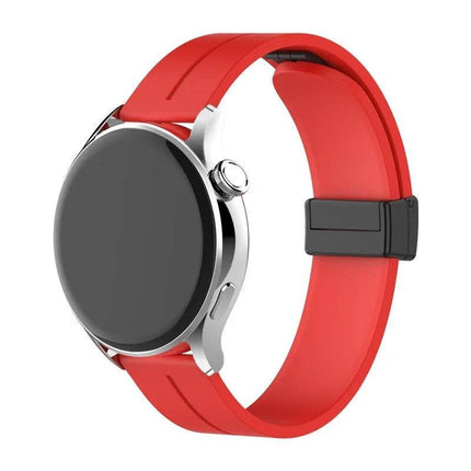 Applicable Watt4 Strap Silicone Magnetic Folding Buckle Watch Band