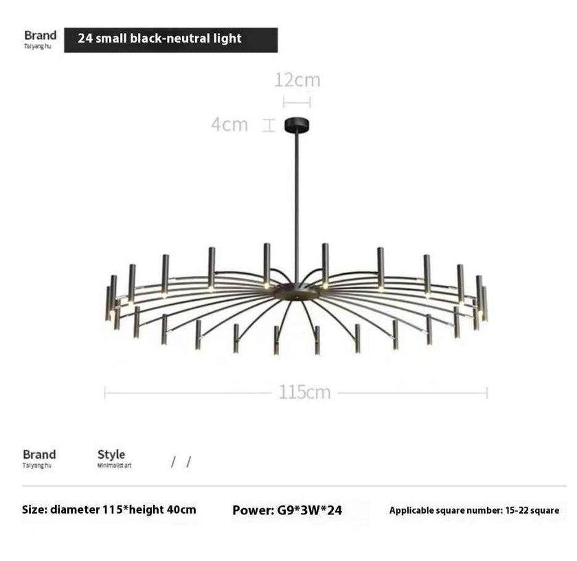 Nordic Style Lamps Simple Modern Net Red Chandelier Minimalist Creative