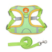 Reflective Soft Mesh Dog & Cat Harness with Leash Set – Blue, Green, Orange, Purple, Red, Grey | S–XL