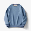Fleece-lined Teens Oversized Winter cotton Pullover tops Round neck Sweatshirt