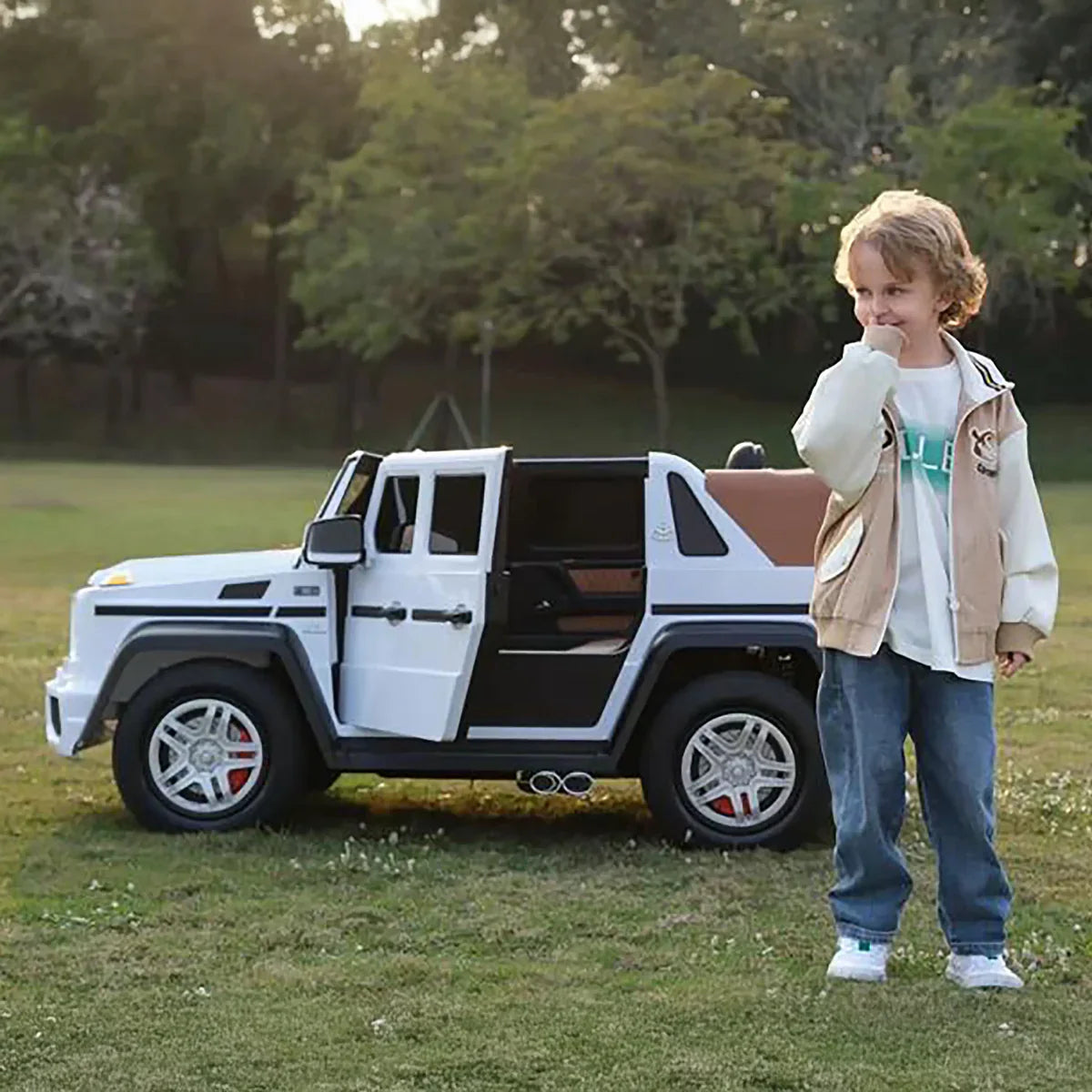24V Mercedes Benz Maybach G650 XXL 2 Seater Ride On Car for Kids OR Adults