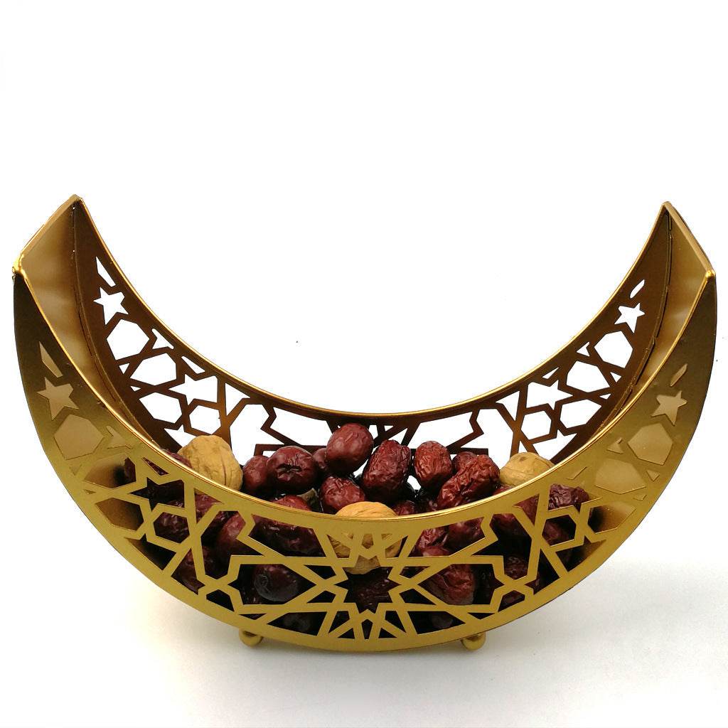 Wooden Ornament Eid Al Fitr Table Decoration coffee Tray