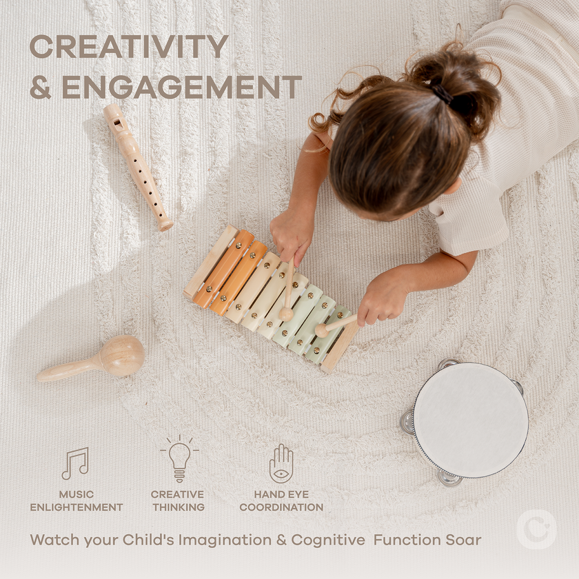 Comfy Cubs - 4-Piece Kids Musical Instruments