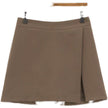 Elegant Hip Side Slit Mini Skirt for women
