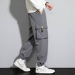 Plus Size Men's Workwear Bag Fall Loose Tappered Cargo Pant trouser