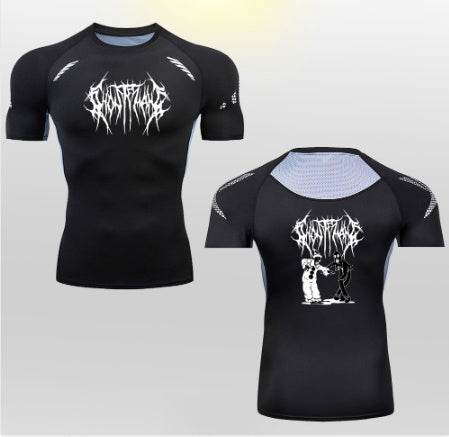 Lycra Spandex Sport Running Fitness Workout Gym T-shirt for men