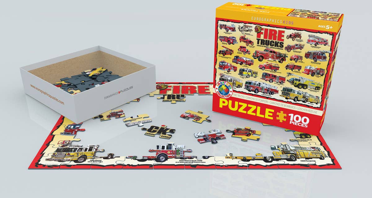 Eurographics Puzzles Canada - Fire Trucks - Premium Quality