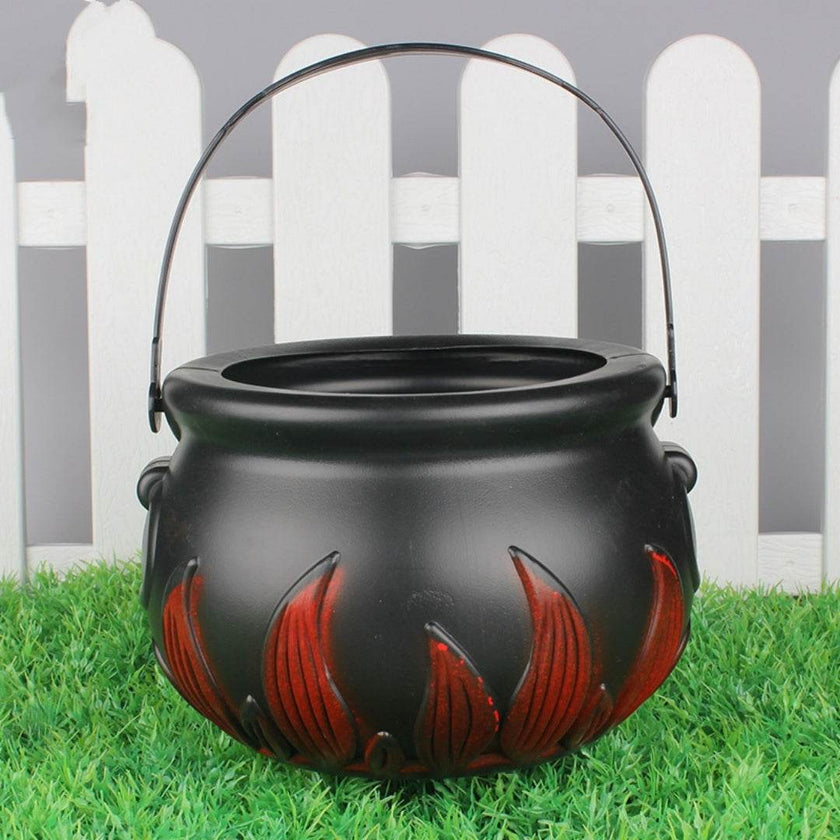 Creative Halloween Black Witch Flame Barrel Ornament