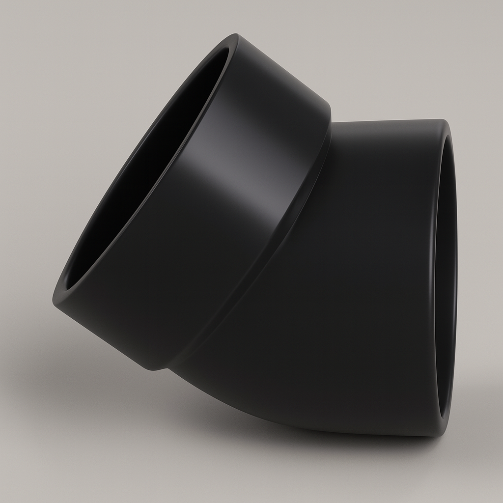 LESSO ABS Street Elbow – 45° Short Turn Spg x Hub | 1 1/2