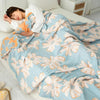 Cotton Four-layer Gauze Towel Blanket Air Conditioning Blanket Thin Duvet