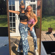 Slim Fit Slimming Versatile Personality Bootcut Jeans Pants women