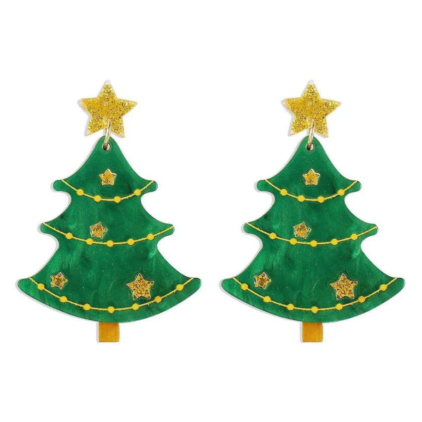 Creative Niche Fashion Temperament Trendy Festive Acrylic Earrings