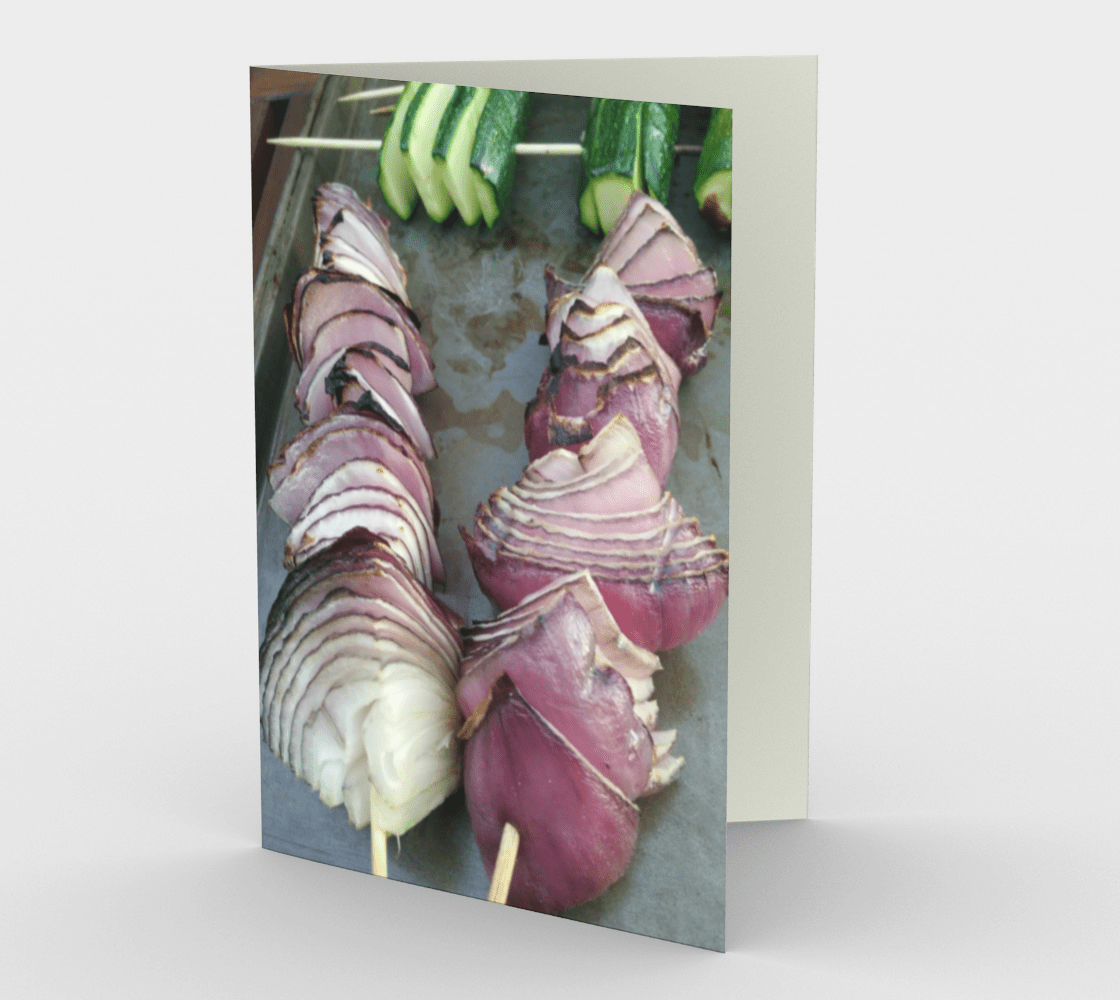 Set of 3 Blank Greeting Cards | 5 x 7 | Skewers