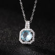 Perfume Bottle Pendant Necklace Women's Full Diamond