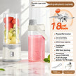 Rechargeable Electric Juicer Cup – Portable USB Blender with 6-Blade & Double Cup | 500ML