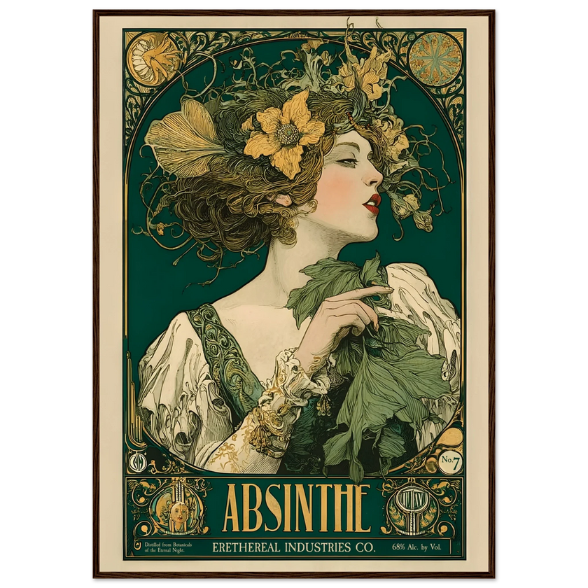L’Absinthe d’Ombre - Poster & Framed Print