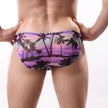 Men's Printed Mesh Briefs, Soft Breathable Fabric, Multi-Color Pack