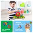 PicassoTiles - PicassoTiles 600pc Building Interlocking Chips