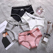 Women's Fashion Casual Threaded Mid-rise Shorts underpant 8pcs