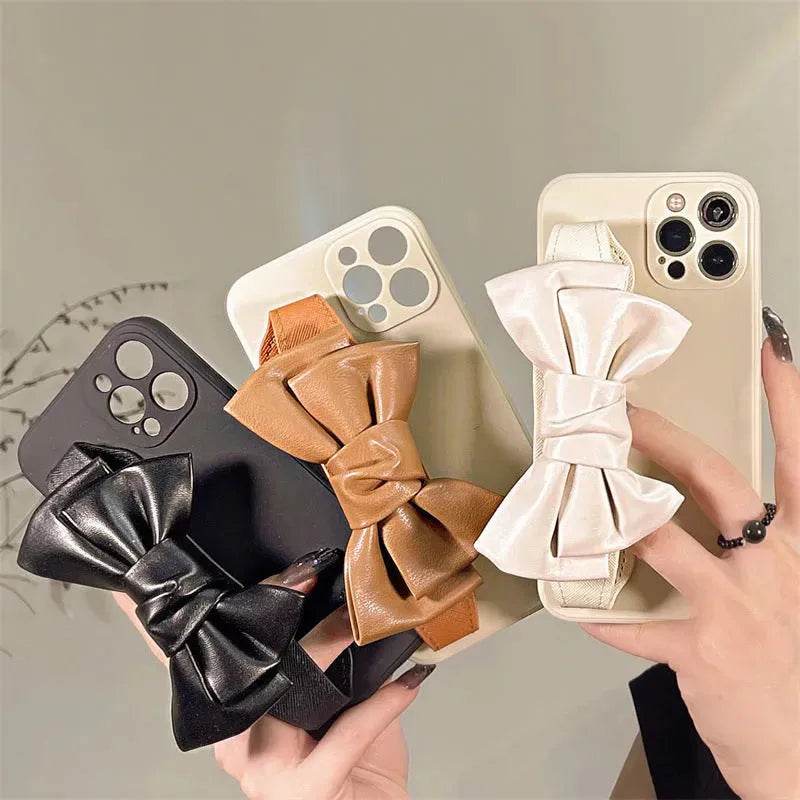 Ladies Bowtie iphone case TPU Protective Phone case for Apple Phones