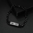 DIY Laser Engraved Stainless Steel Couple Bracelet Bracelet Jewelry