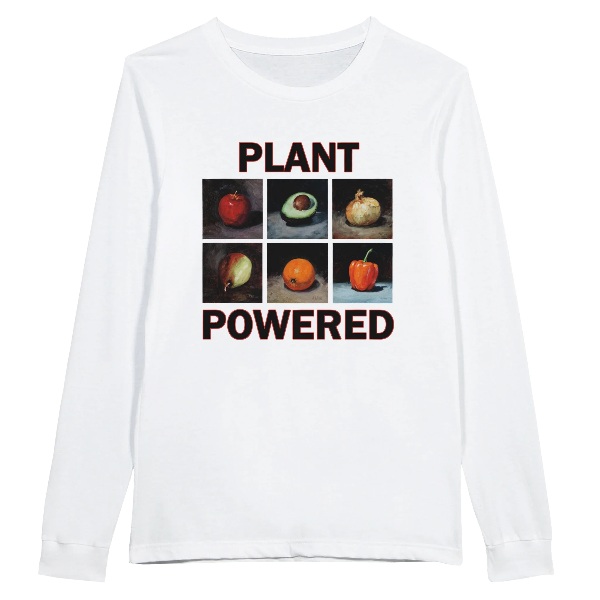 Plant Powered Long Sleeve T-Shirt – Comfortable Cotton Tee
