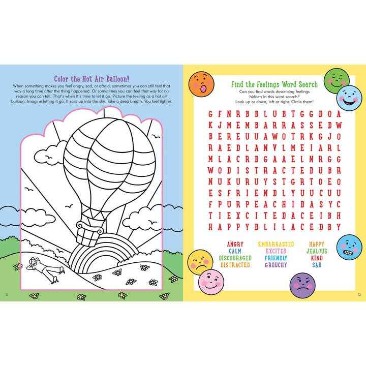 Peter Pauper Press - My Feelings and Emotions Activity Book